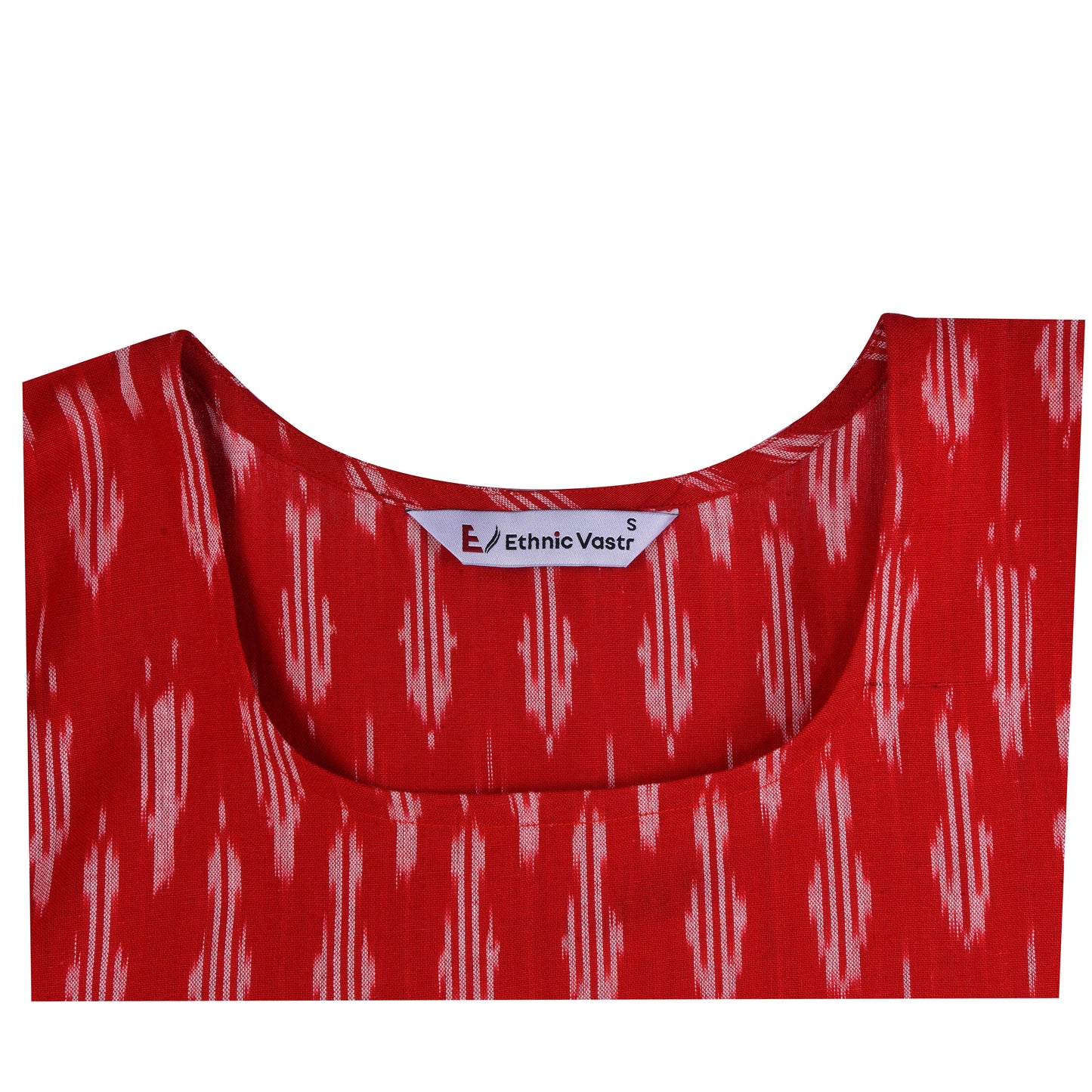 Red Ikat Short Kurta