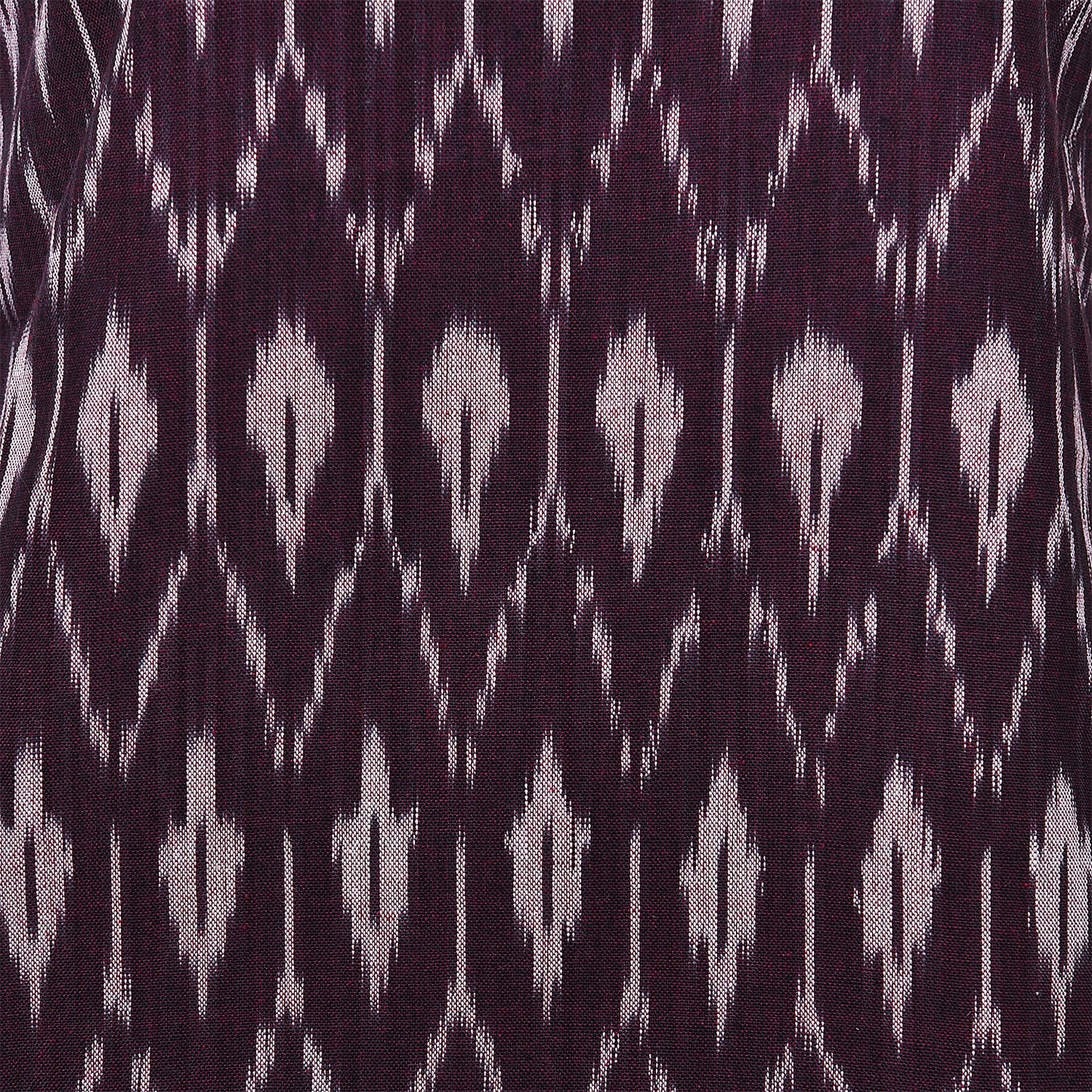 Wine Ikat Short Kurta