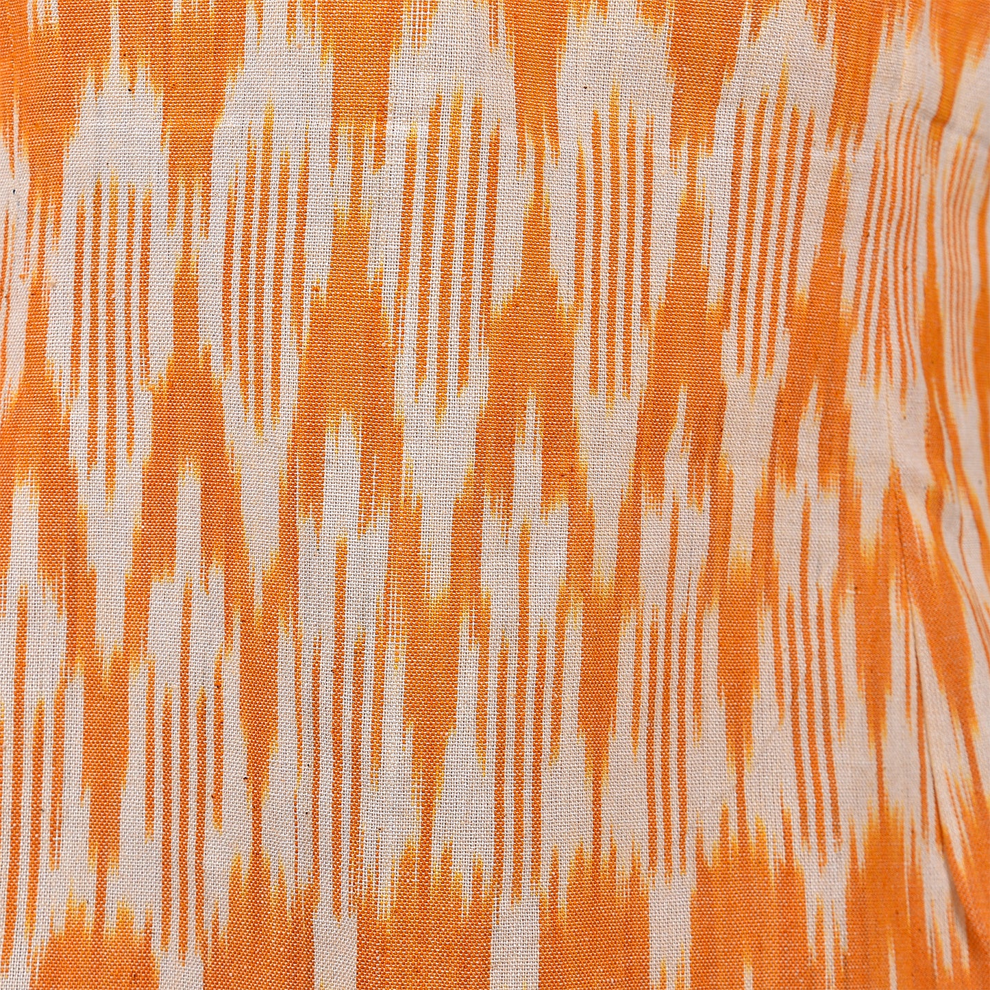 Yellow Ikat Short Kurta (Sleeveless)