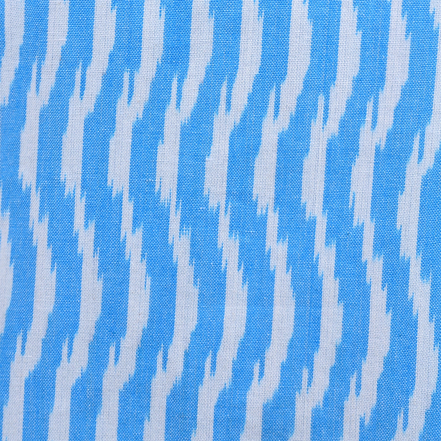 Light Blue Ikat Short Kurta (Sleeveless)