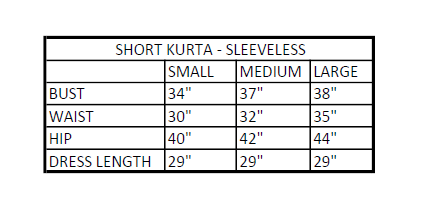 Black & White Stripes Ikat Short Kurta (Sleeveless)